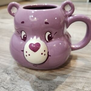 Care Bears 3D Sculpted Purple 20 oz Mug Ceramic Collectible